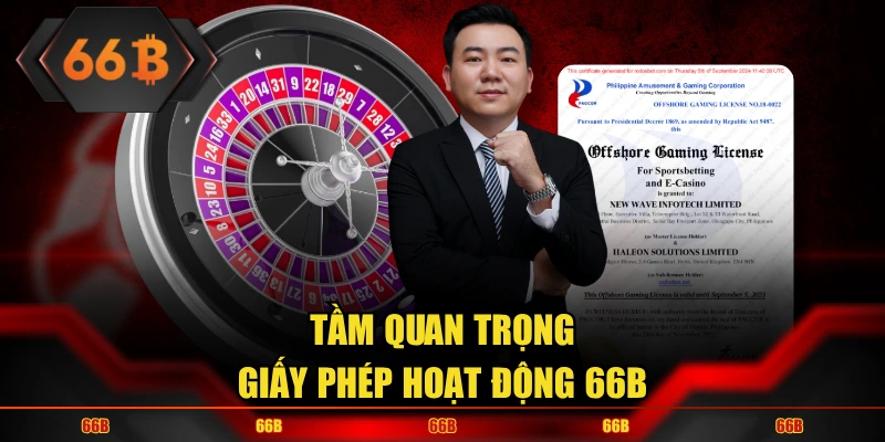 Tầm quan trọng giấy phép hoạt động 66B